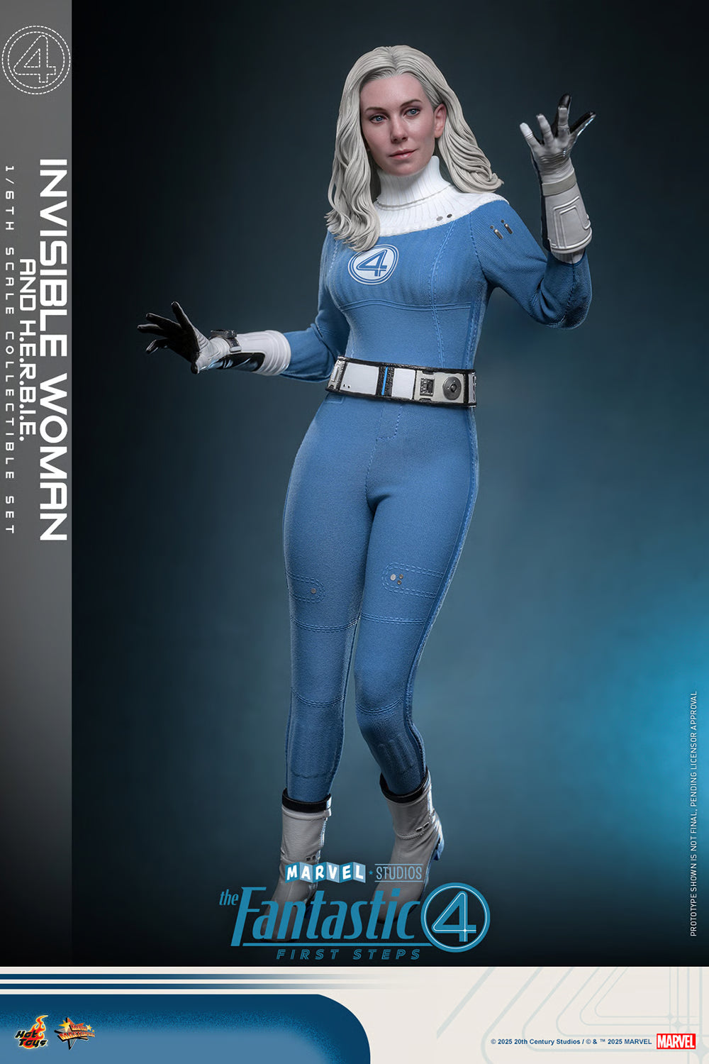 Preventa Figura Invisible Woman / Mujer Invisible & H.E.R.B.I.E. - The Fantastic Four: First Steps marca Hot Toys MMS824 escala 1/6