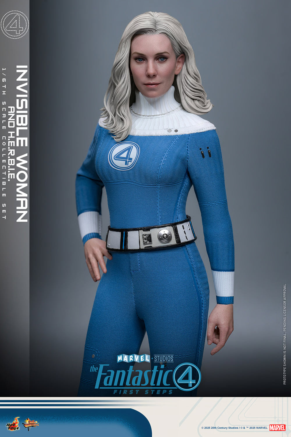 Preventa Figura Invisible Woman / Mujer Invisible & H.E.R.B.I.E. - The Fantastic Four: First Steps marca Hot Toys MMS824 escala 1/6