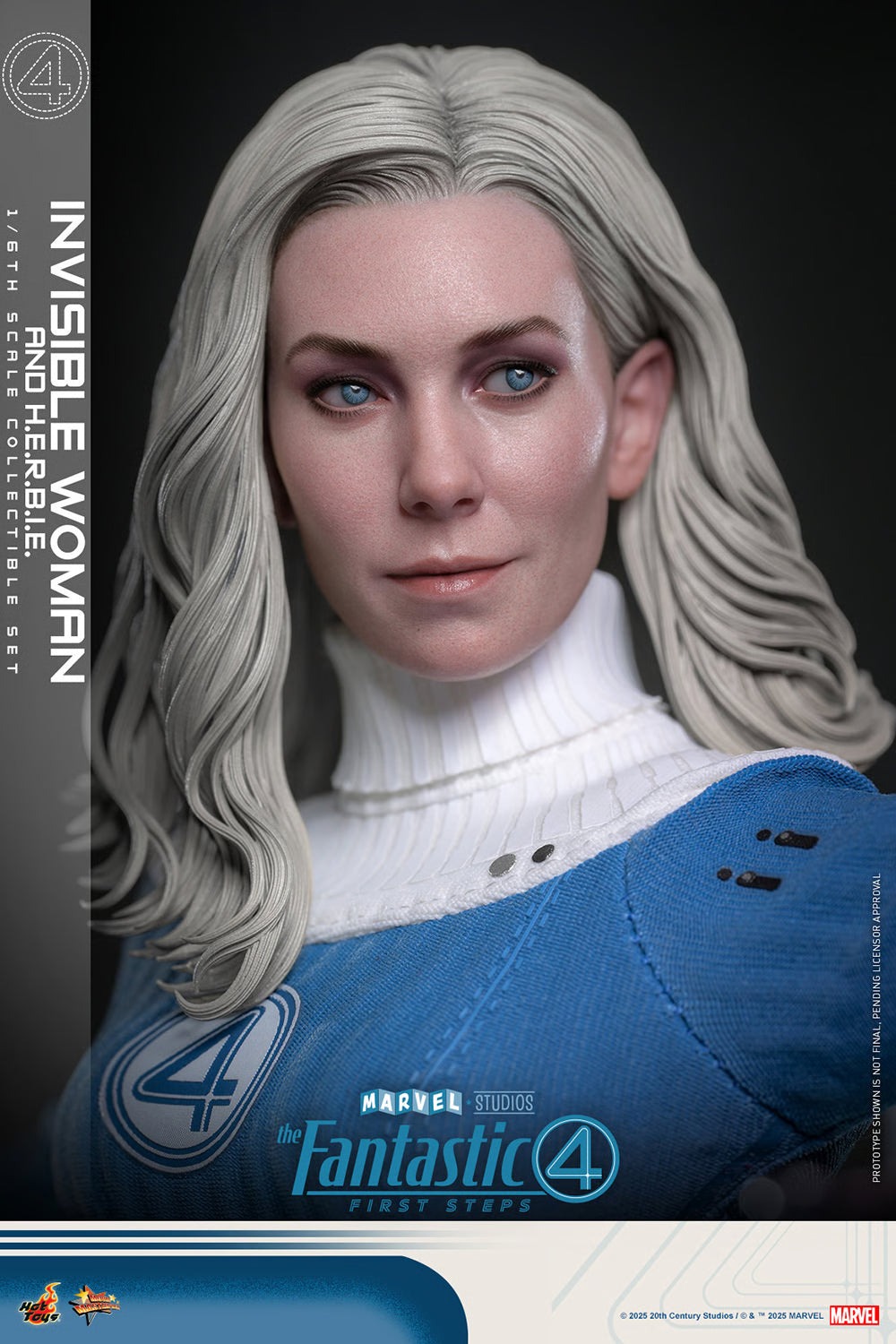 Preventa Figura Invisible Woman / Mujer Invisible & H.E.R.B.I.E. - The Fantastic Four: First Steps marca Hot Toys MMS824 escala 1/6