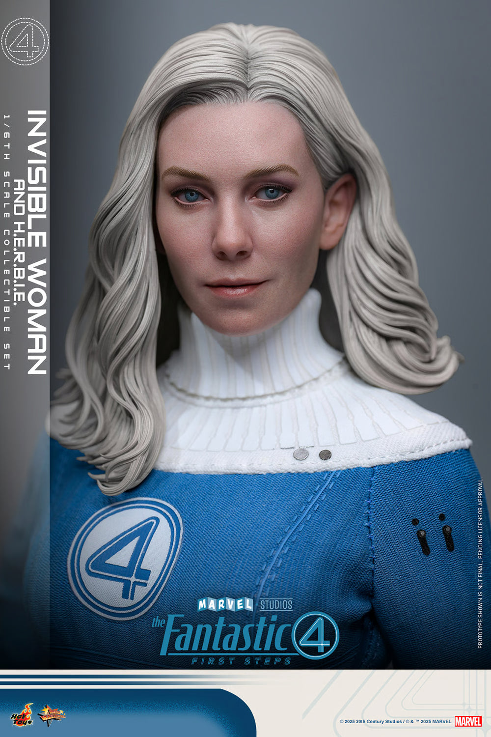 Preventa Figura Invisible Woman / Mujer Invisible & H.E.R.B.I.E. - The Fantastic Four: First Steps marca Hot Toys MMS824 escala 1/6