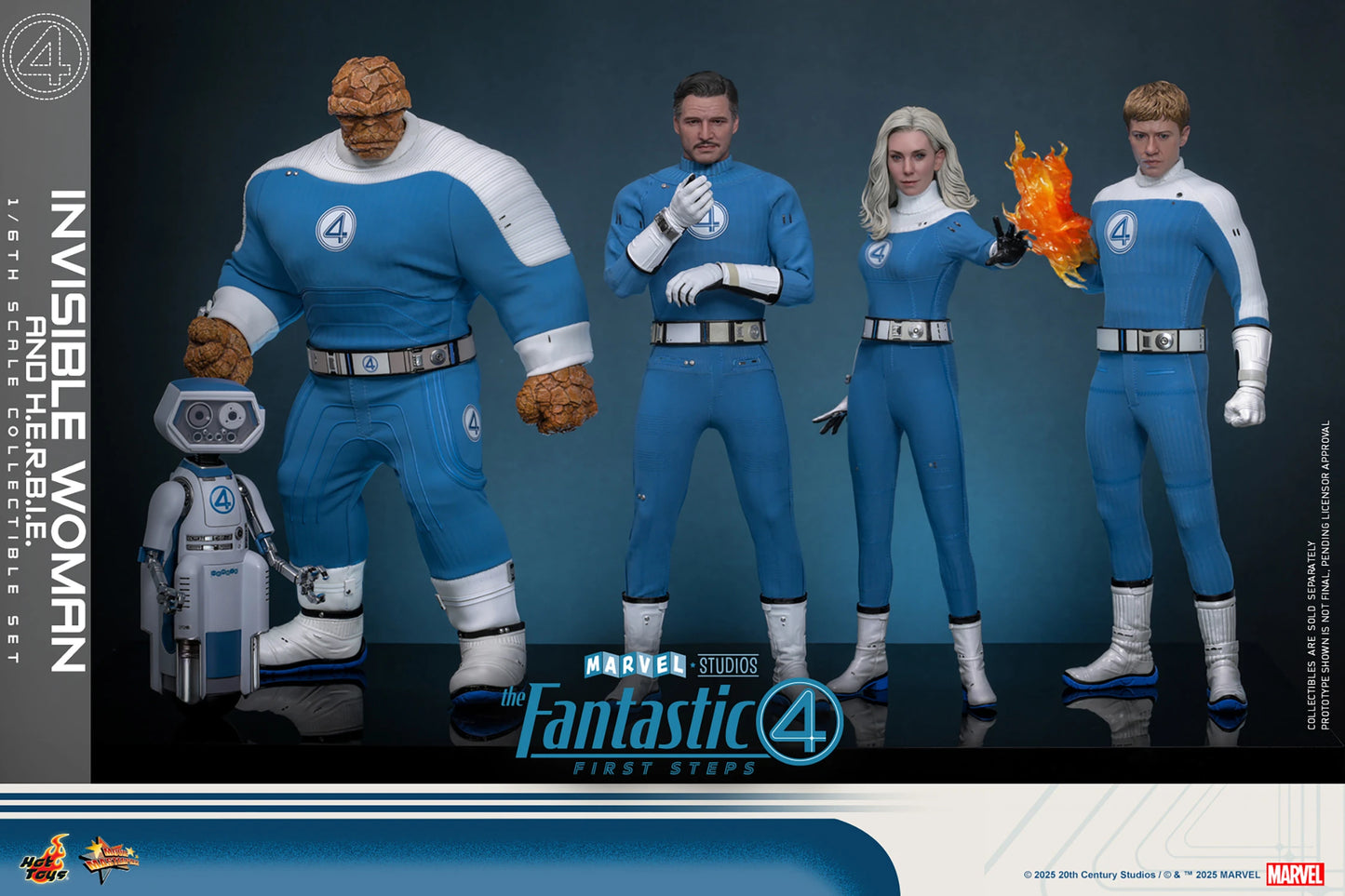 Preventa Figura Invisible Woman / Mujer Invisible & H.E.R.B.I.E. - The Fantastic Four: First Steps marca Hot Toys MMS824 escala 1/6