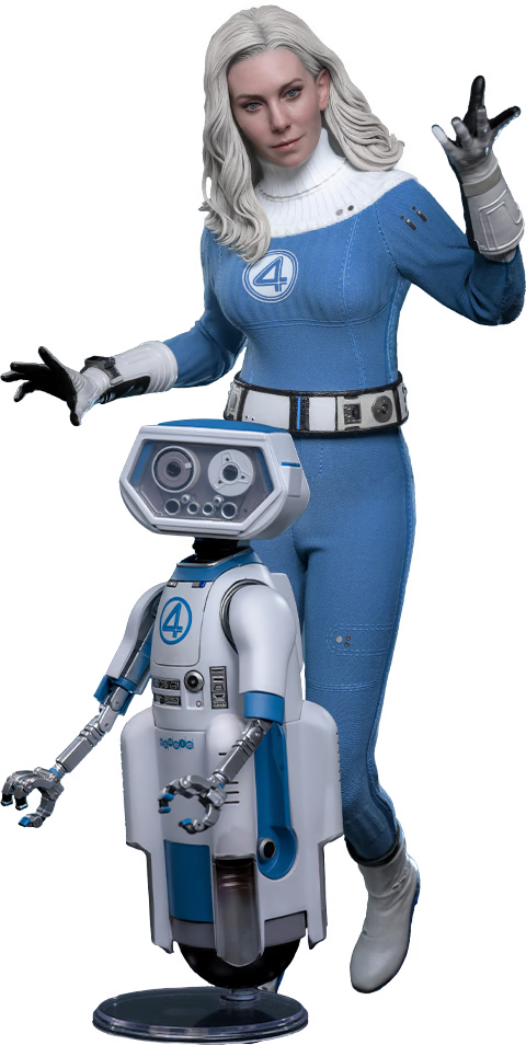 Preventa Figura Invisible Woman / Mujer Invisible & H.E.R.B.I.E. - The Fantastic Four: First Steps marca Hot Toys MMS824 escala 1/6