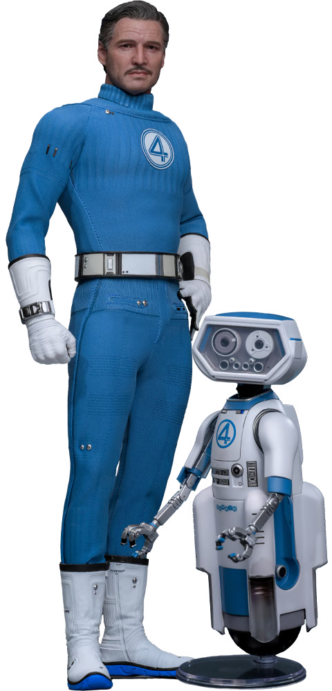 Preventa Figura Mister Fantastic & H.E.R.B.I.E. - The Fantastic Four: First Steps marca Hot Toys MMS822 escala 1/6
