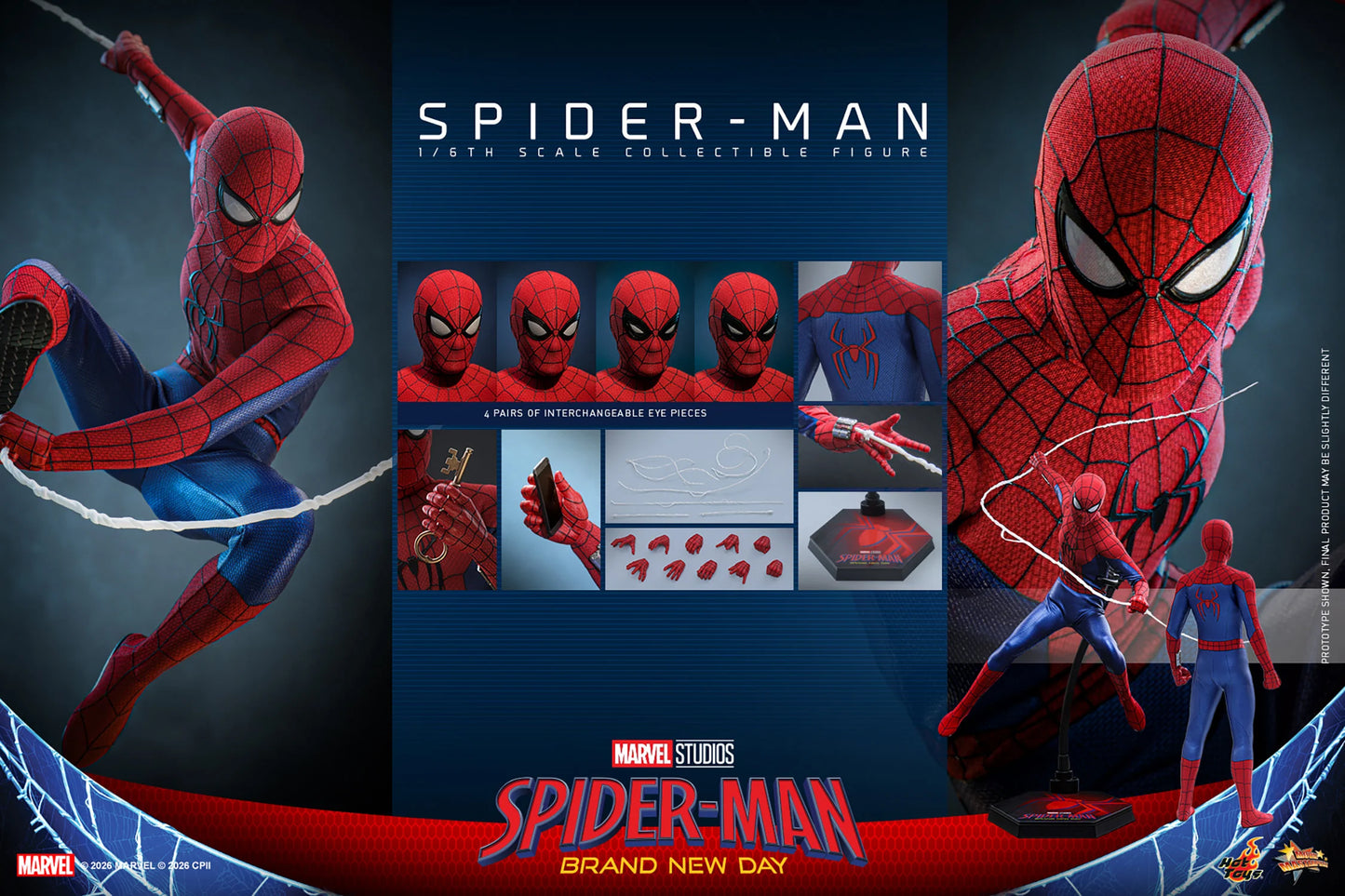 Preventa Figura Spider-Man - Spider-Man: Brand New Day marca Hot Toys MMS892 escala 1/6