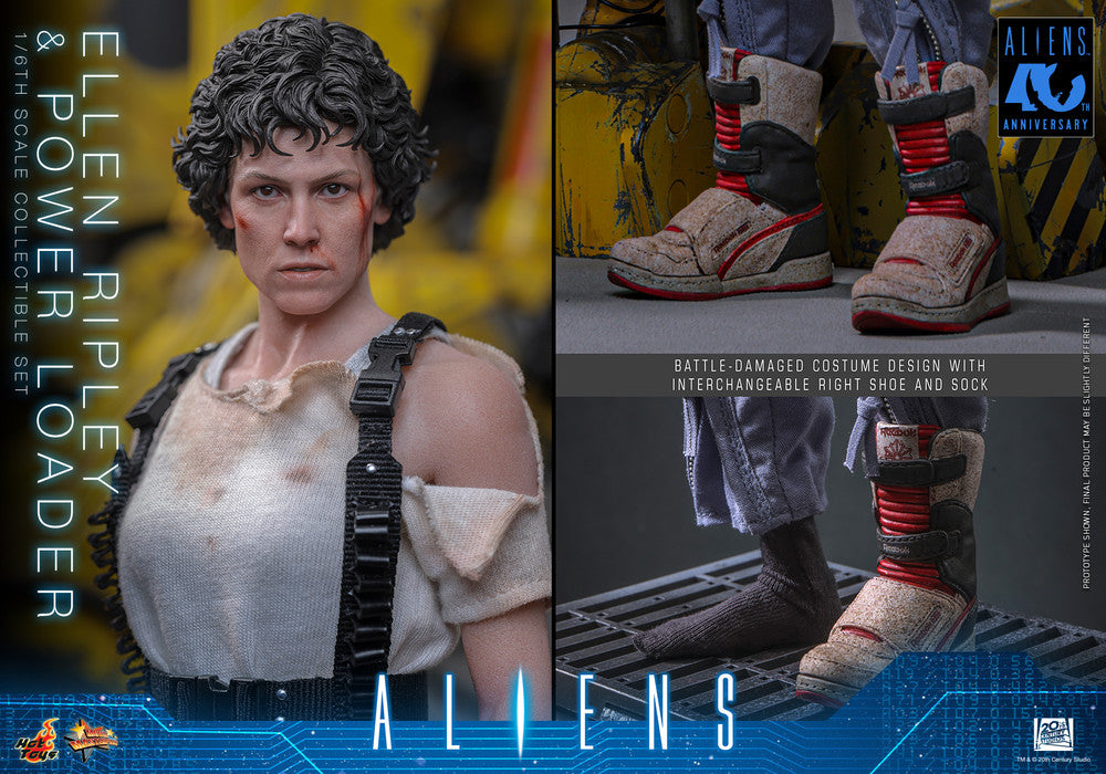 Preventa Figura Ellen Ripley y Power Loader - ALIENS marca Hot Toys MMS923 escala 1/6