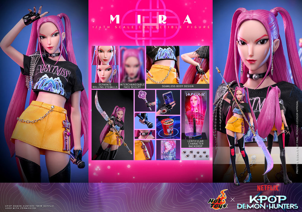 Preventa Figura Mira - KPop Demon Hunters marca Hot Toys TMS177 escala 1/6