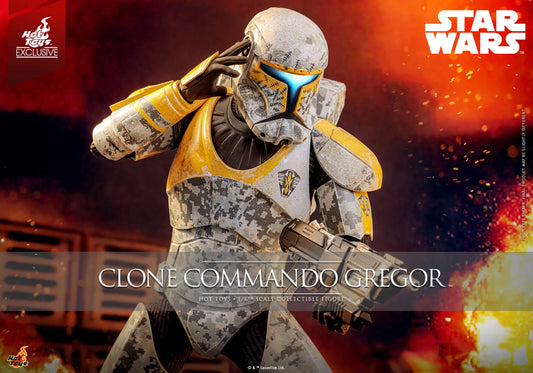 Pedido Figura Clone Commando Gregor (EXCLUSIVE) - Star Wars: The Clone Wars marca Hot Toys TMS155 escala 1/6 (SOLO 1 DISPONIBLE)