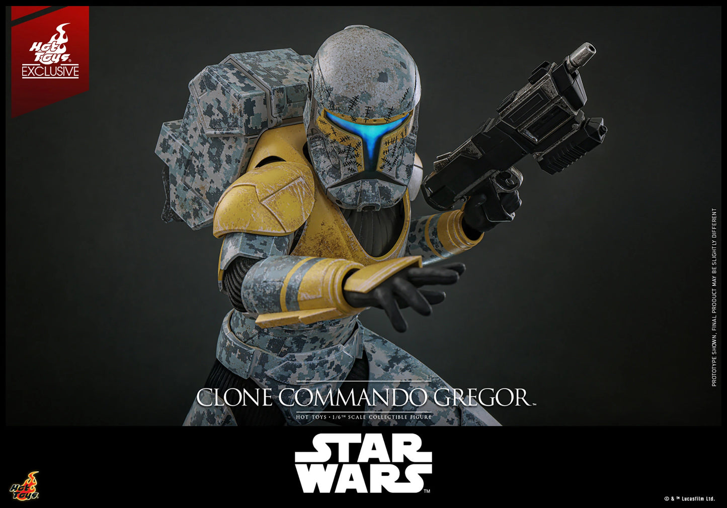 Pedido Figura Clone Commando Gregor (EXCLUSIVE) - Star Wars: The Clone Wars marca Hot Toys TMS155 escala 1/6 (SOLO 1 DISPONIBLE)