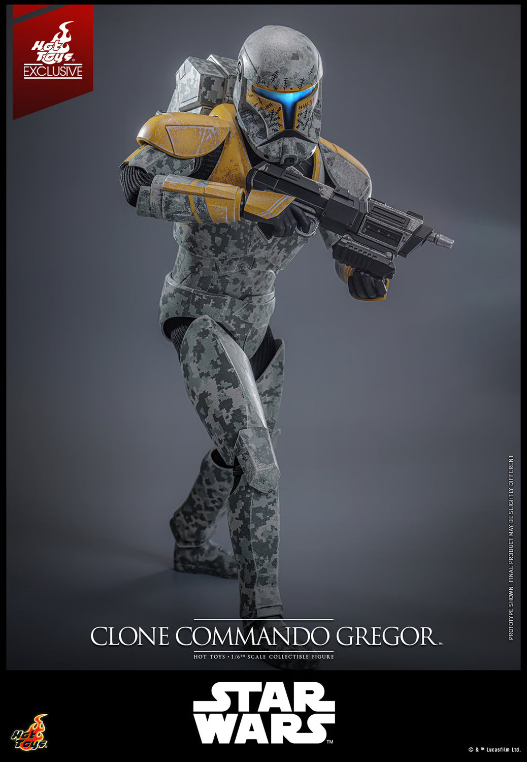 Pedido Figura Clone Commando Gregor (EXCLUSIVE) - Star Wars: The Clone Wars marca Hot Toys TMS155 escala 1/6 (SOLO 1 DISPONIBLE)