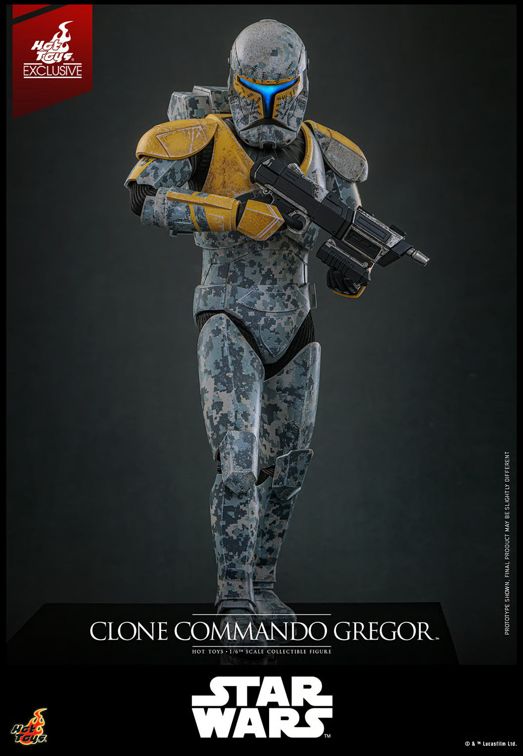 Pedido Figura Clone Commando Gregor (EXCLUSIVE) - Star Wars: The Clone Wars marca Hot Toys TMS155 escala 1/6 (SOLO 1 DISPONIBLE)