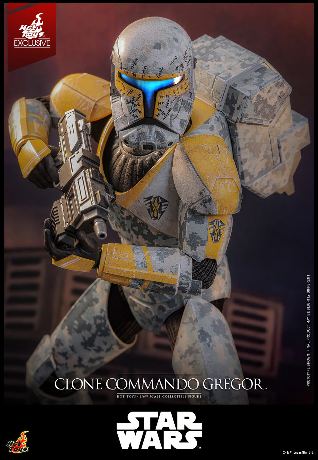Pedido Figura Clone Commando Gregor (EXCLUSIVE) - Star Wars: The Clone Wars marca Hot Toys TMS155 escala 1/6 (SOLO 1 DISPONIBLE)