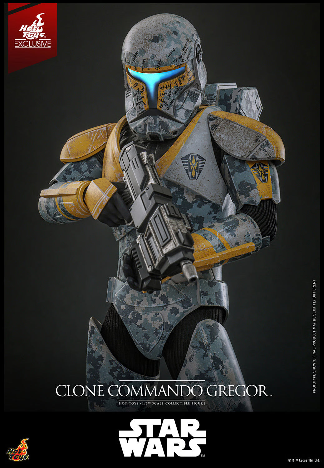 Pedido Figura Clone Commando Gregor (EXCLUSIVE) - Star Wars: The Clone Wars marca Hot Toys TMS155 escala 1/6 (SOLO 1 DISPONIBLE)