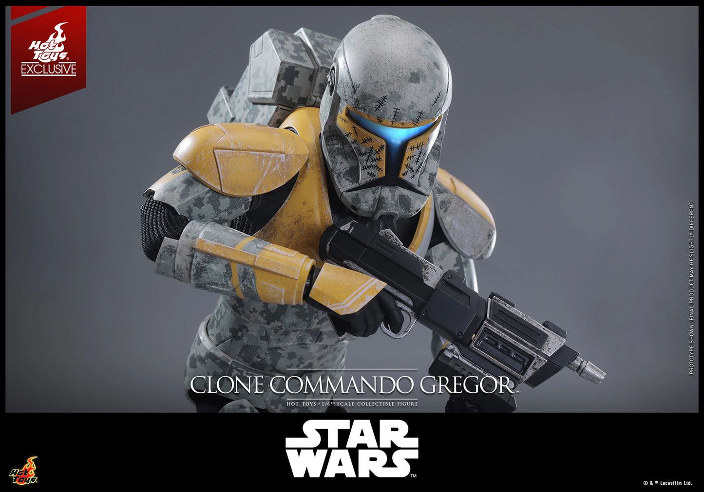 Pedido Figura Clone Commando Gregor (EXCLUSIVE) - Star Wars: The Clone Wars marca Hot Toys TMS155 escala 1/6 (SOLO 1 DISPONIBLE)