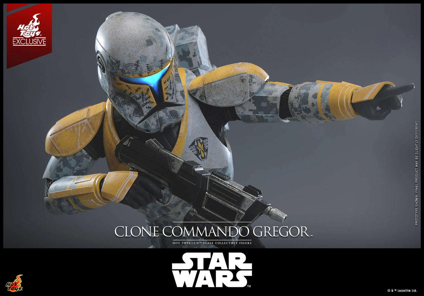 Pedido Figura Clone Commando Gregor (EXCLUSIVE) - Star Wars: The Clone Wars marca Hot Toys TMS155 escala 1/6 (SOLO 1 DISPONIBLE)