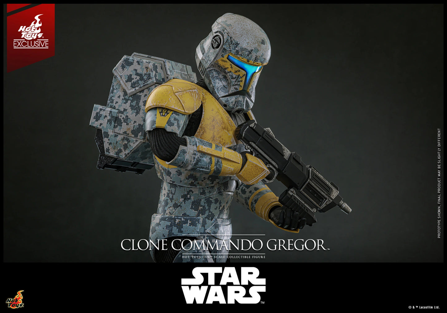Pedido Figura Clone Commando Gregor (EXCLUSIVE) - Star Wars: The Clone Wars marca Hot Toys TMS155 escala 1/6 (SOLO 1 DISPONIBLE)