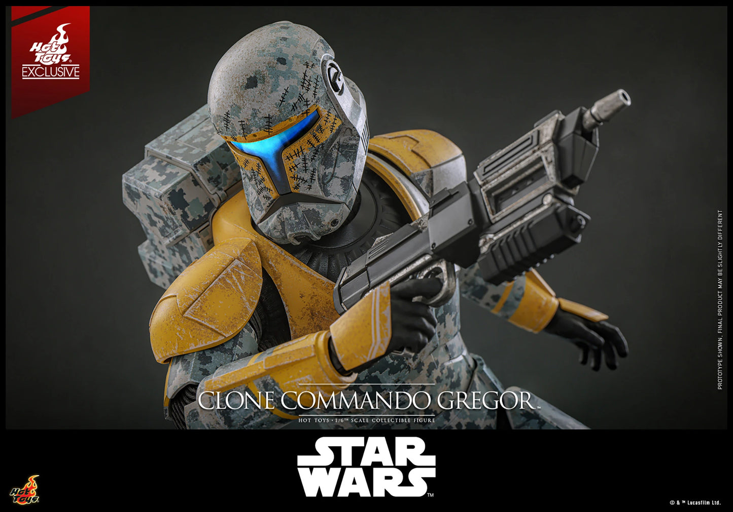Pedido Figura Clone Commando Gregor (EXCLUSIVE) - Star Wars: The Clone Wars marca Hot Toys TMS155 escala 1/6 (SOLO 1 DISPONIBLE)
