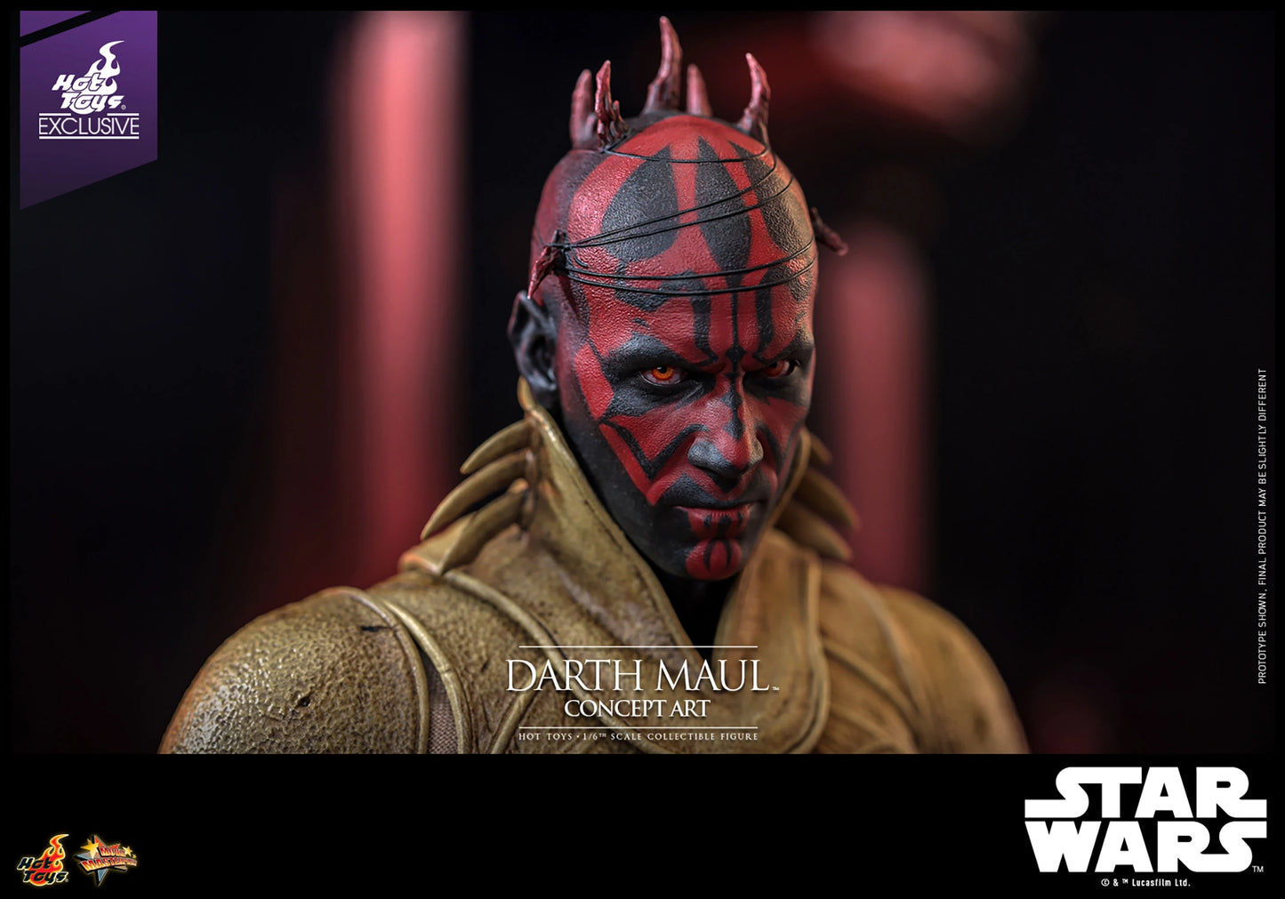 Pedido Figura Darth Maul (Concept Art) EXCLUSIVE - Star Wars Episodio I: La Amenaza Fantasma marca Hot Toys MMS778 escala 1/6 (SOLO 1 DISPONIBLE)