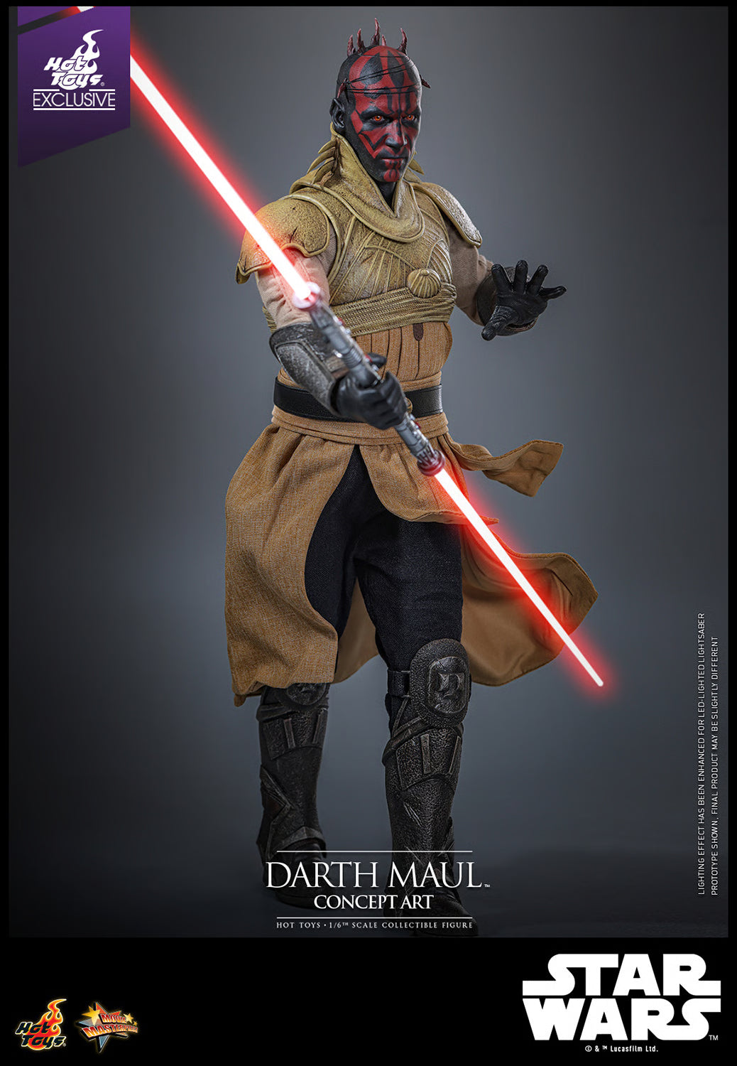 Pedido Figura Darth Maul (Concept Art) EXCLUSIVE - Star Wars Episodio I: La Amenaza Fantasma marca Hot Toys MMS778 escala 1/6 (SOLO 1 DISPONIBLE)