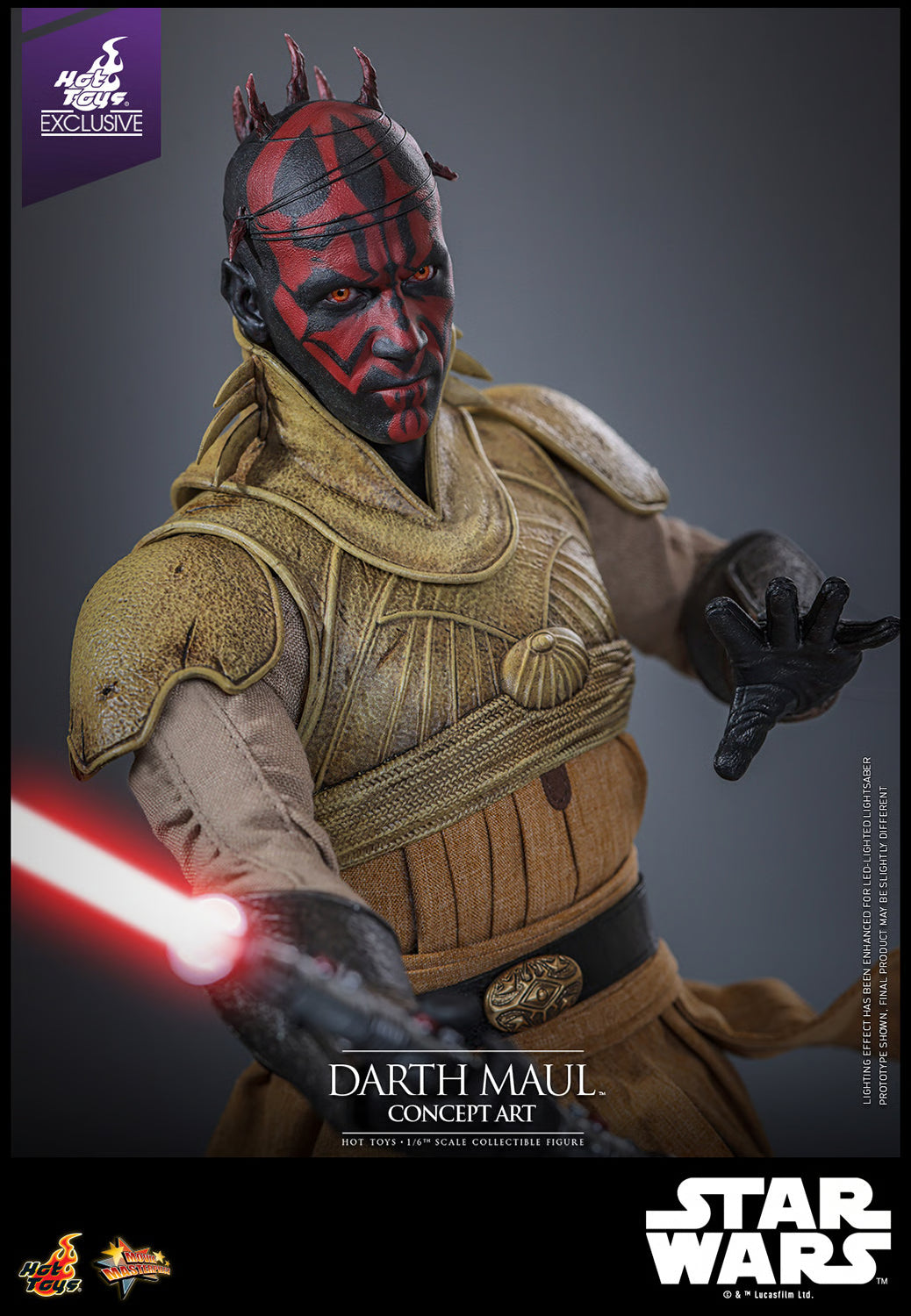 Pedido Figura Darth Maul (Concept Art) EXCLUSIVE - Star Wars Episodio I: La Amenaza Fantasma marca Hot Toys MMS778 escala 1/6 (SOLO 1 DISPONIBLE)