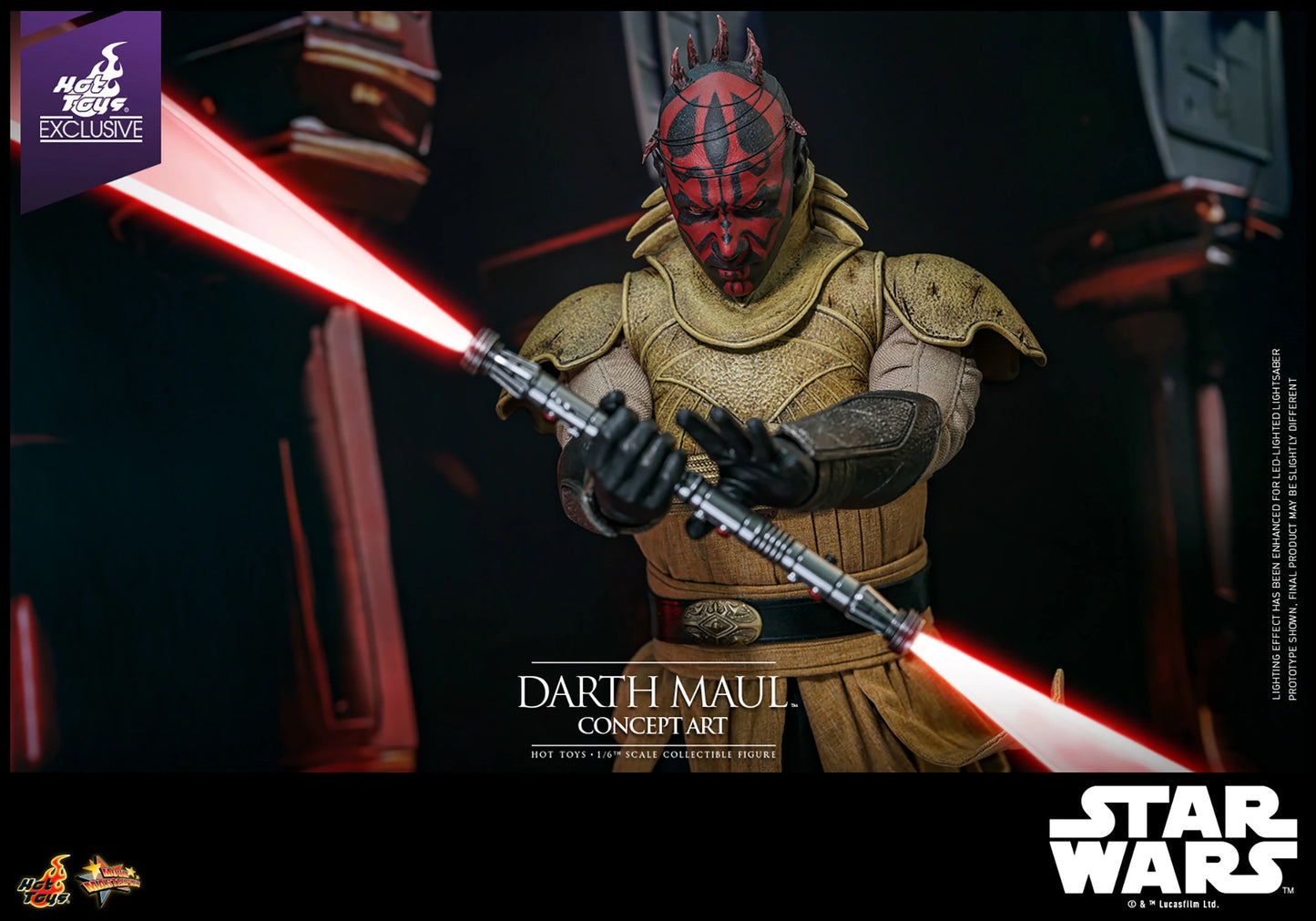 Pedido Figura Darth Maul (Concept Art) EXCLUSIVE - Star Wars Episodio I: La Amenaza Fantasma marca Hot Toys MMS778 escala 1/6 (SOLO 1 DISPONIBLE)