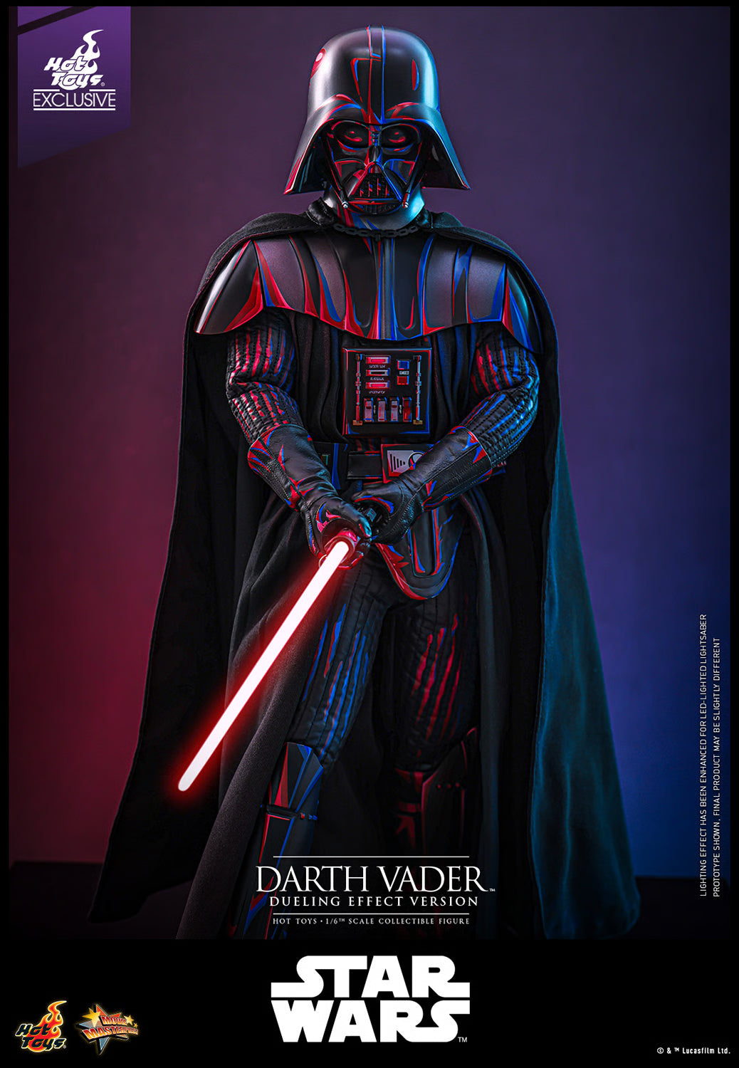 Pedido Figura Darth Vader (Dueling Effect Version) EXCLUSIVE - Star Wars marca Hot Toys MMS777 escala 1/6 (SOLO 1 DISPONIBLE)