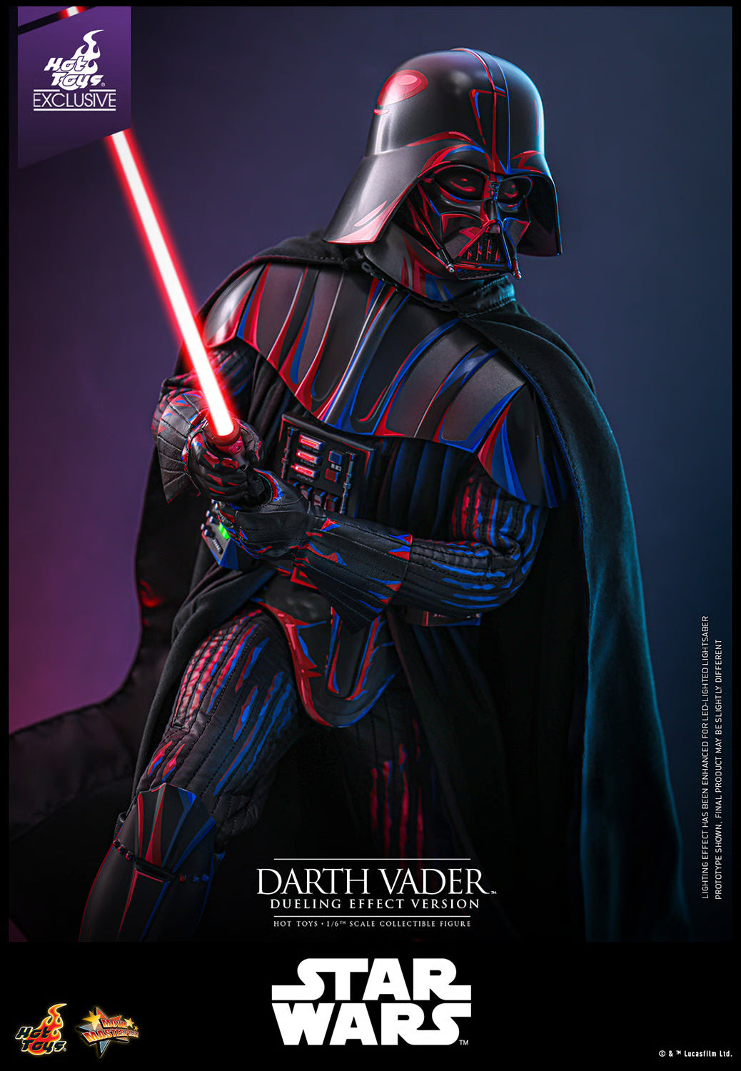 Pedido Figura Darth Vader (Dueling Effect Version) EXCLUSIVE - Star Wars marca Hot Toys MMS777 escala 1/6 (SOLO 1 DISPONIBLE)