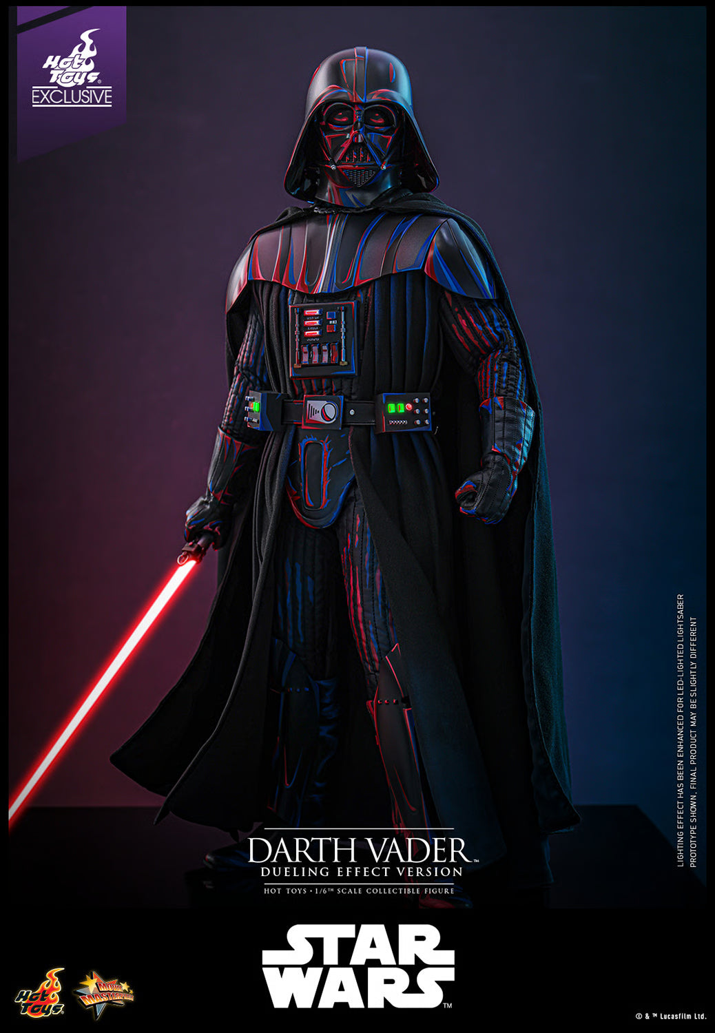 Pedido Figura Darth Vader (Dueling Effect Version) EXCLUSIVE - Star Wars marca Hot Toys MMS777 escala 1/6 (SOLO 1 DISPONIBLE)