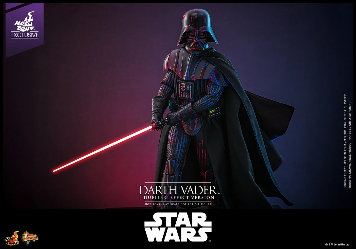 Pedido Figura Darth Vader (Dueling Effect Version) EXCLUSIVE - Star Wars marca Hot Toys MMS777 escala 1/6 (SOLO 1 DISPONIBLE)
