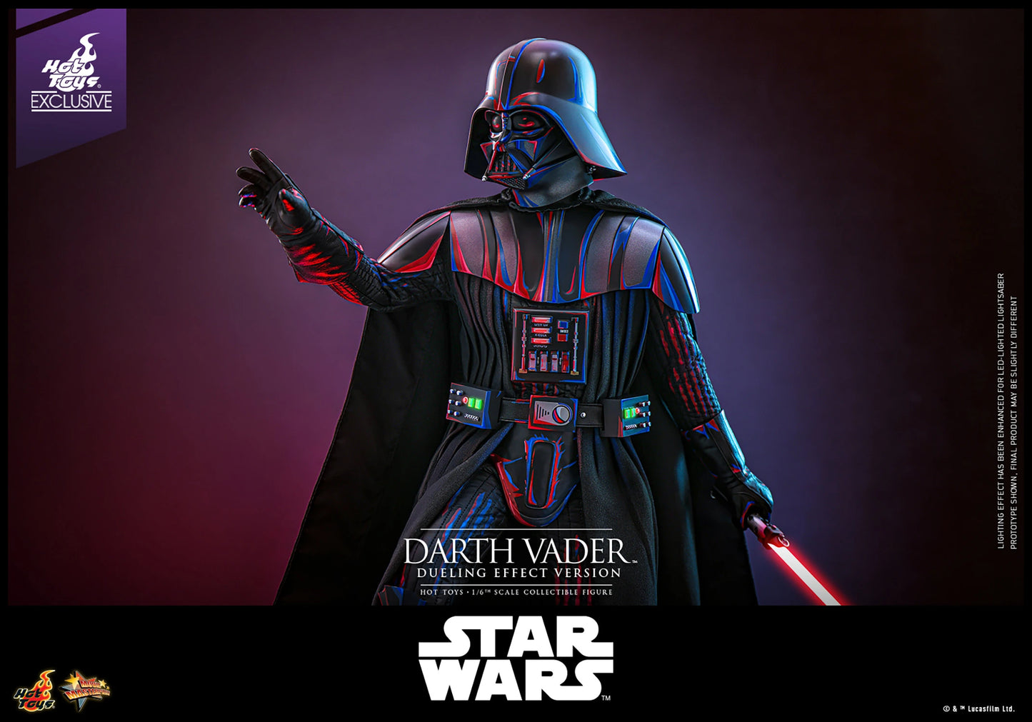 Pedido Figura Darth Vader (Dueling Effect Version) EXCLUSIVE - Star Wars marca Hot Toys MMS777 escala 1/6 (SOLO 1 DISPONIBLE)