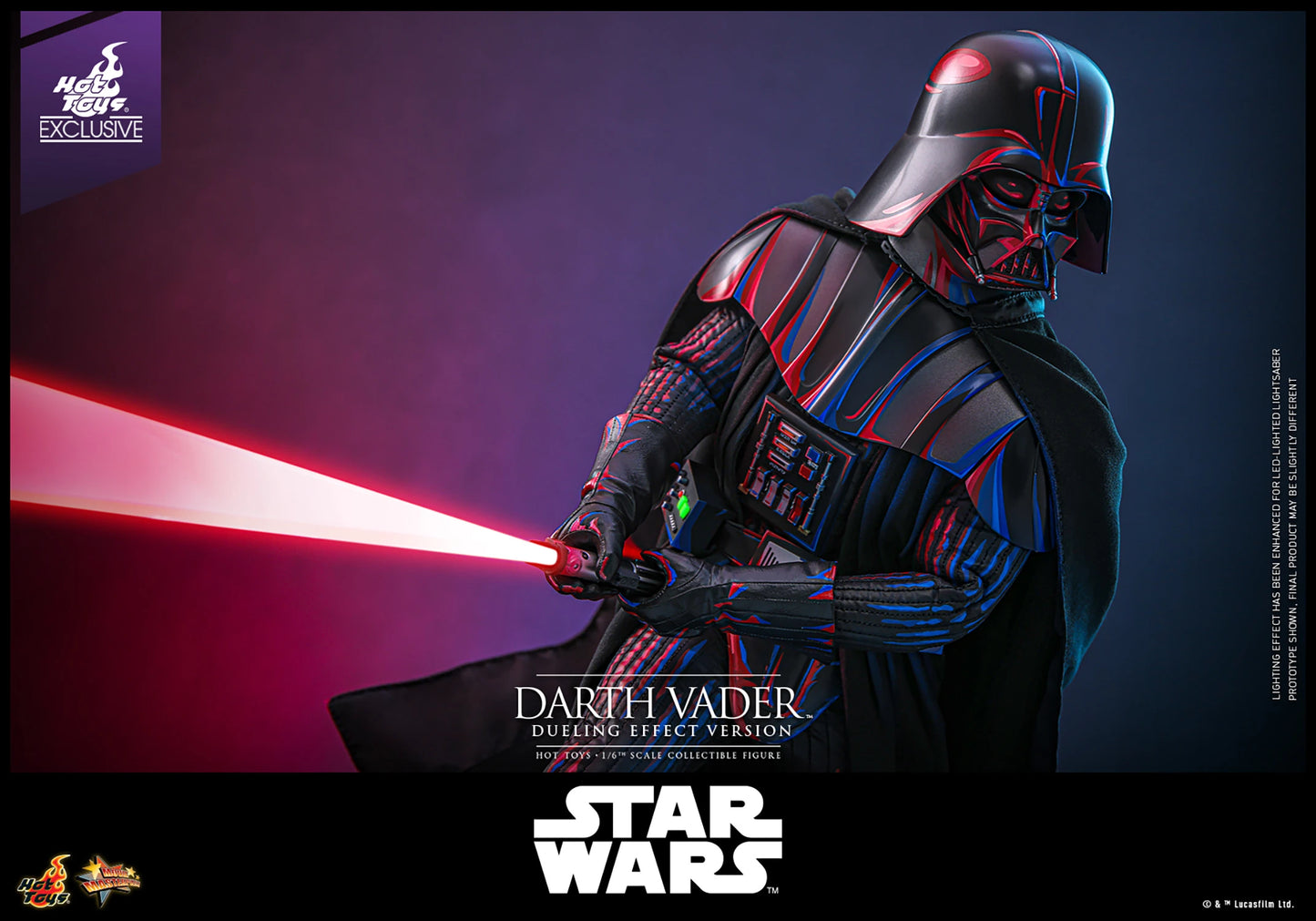 Pedido Figura Darth Vader (Dueling Effect Version) EXCLUSIVE - Star Wars marca Hot Toys MMS777 escala 1/6 (SOLO 1 DISPONIBLE)