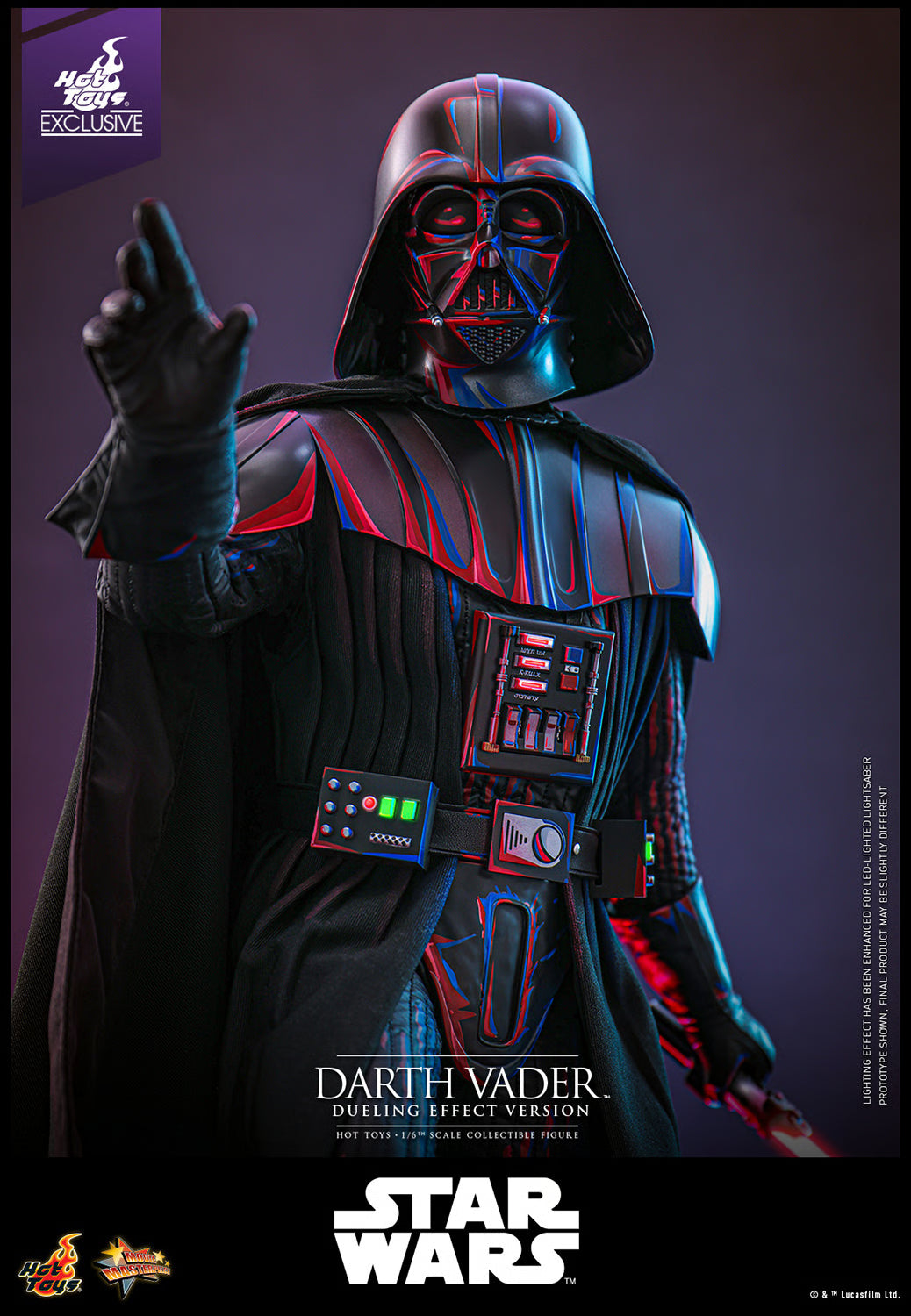 Pedido Figura Darth Vader (Dueling Effect Version) EXCLUSIVE - Star Wars marca Hot Toys MMS777 escala 1/6 (SOLO 1 DISPONIBLE)