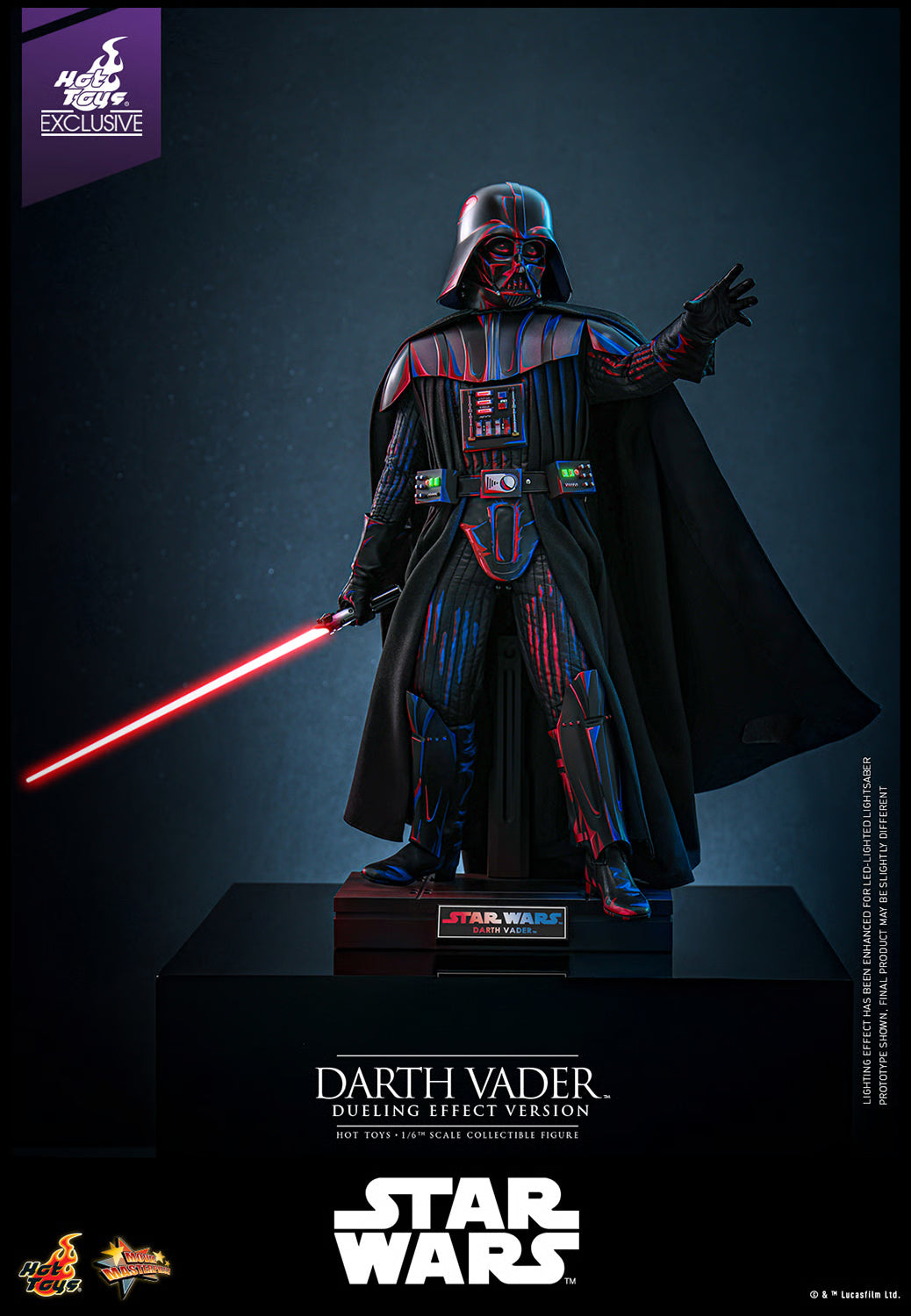 Pedido Figura Darth Vader (Dueling Effect Version) EXCLUSIVE - Star Wars marca Hot Toys MMS777 escala 1/6 (SOLO 1 DISPONIBLE)