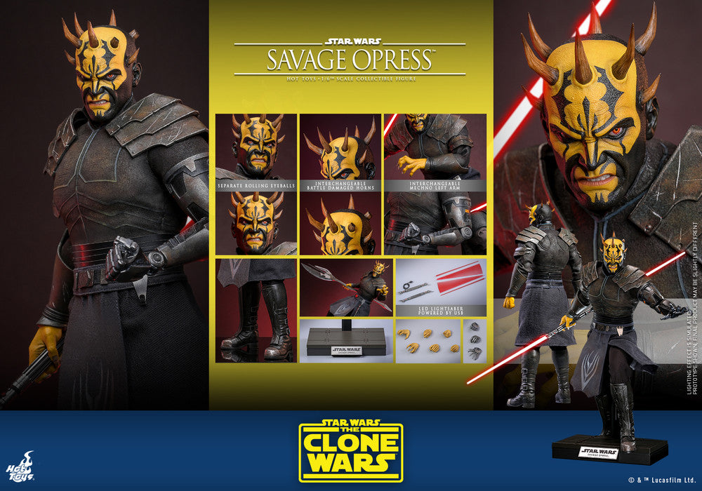Preventa Figura Savage Opress - Star Wars: The Clone Wars™ marca Hot Toys TMS136 escala 1/6