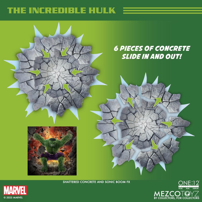 Preventa Figura The Incredible Hulk - Marvel One:12 Collective marca Mezco Toyz escala 1/12