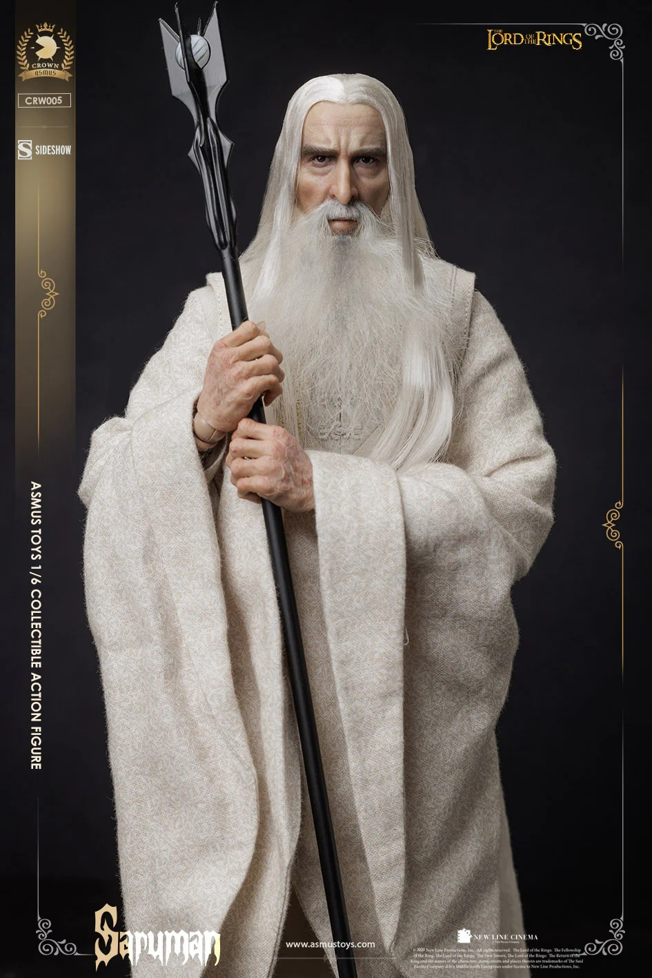 Preventa Figura Saruman - The Lord of the Rings Trilogy - Crown Series marca Asmus Toys CRW005 escala 1/6