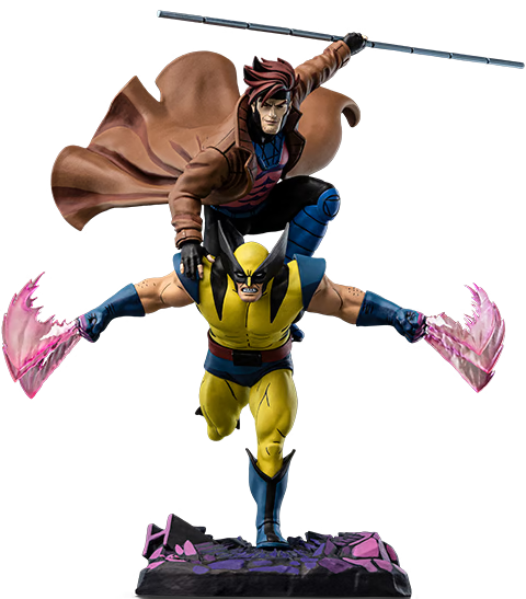 Preventa Estatua Gambit & Wolverine (Deluxe) - X-Men '97 - Limited Edition marca Iron Studios escala de arte 1/10