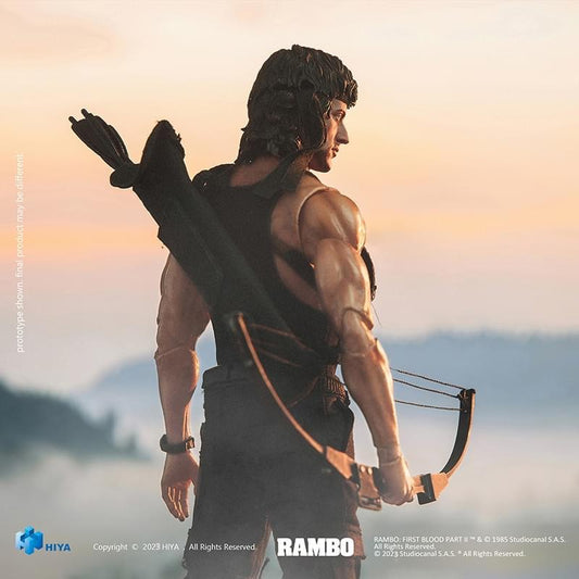 Pedido Figura John Rambo - Rambo: First Blood Part II - Exquisite Super Series marca HIYA ESR0099 escala pequeña 1/12
