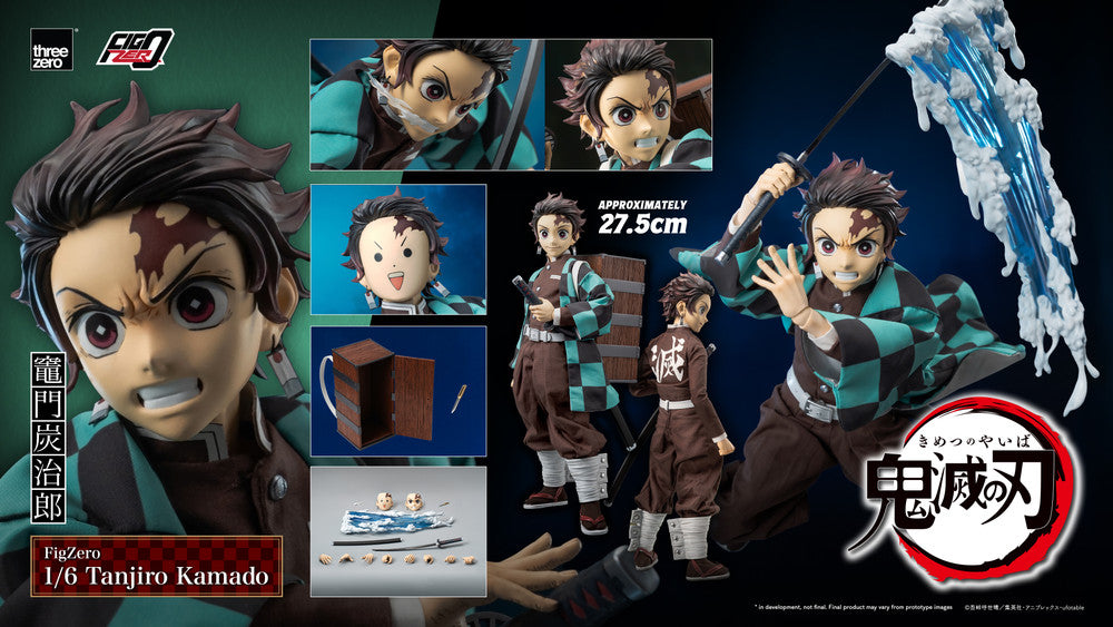 Pedido Figura Tanjiro Kamado - Demon Slayer: Kimetsu no Yaiba - FigZero marca Threezero 3Z0667 escala 1/6
