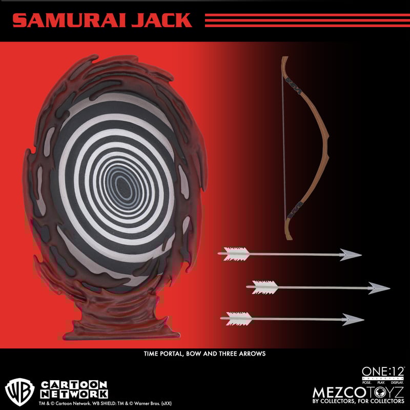 Preventa Figura Samurai Jack - One:12 Collective marca Mezco Toyz escala 1/12