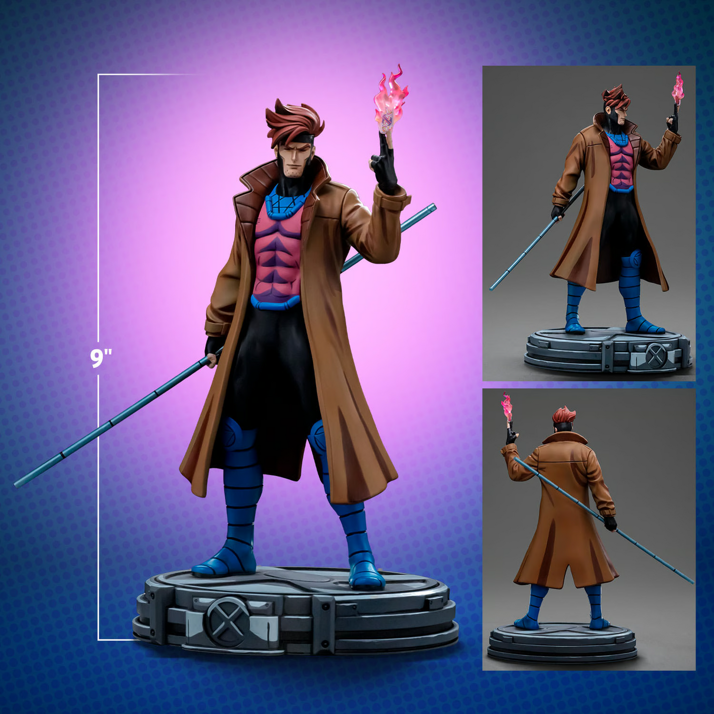 Pedido Estatua Gambit (Limited Edition) - X-Men '97 marca Iron Studios escala de arte 1/10