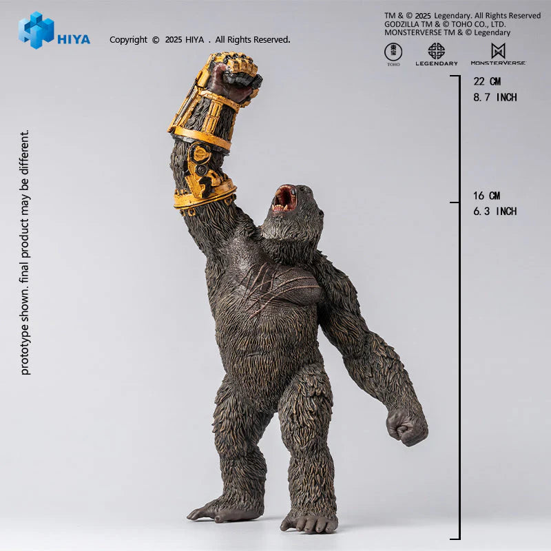 Preventa Estatua Kong (B.E.A.S.T Glove version) - Godzilla x Kong: The New Empire - Stylist marca HIYA SSG0424 (22 cm)