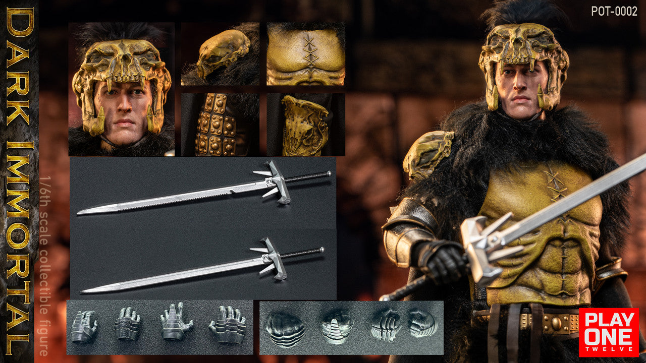 Preventa Figura Dark Immortal marca Play One Twelve POT-0002 escala 1/6