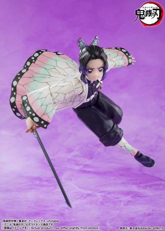 Pedido Figura Shinobu Kocho - Demon Slayer: Kimetsu no Yaiba - S.H.Figuarts marca Bandai Spirits escala pequeña 1/12