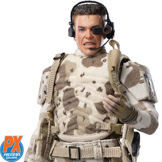 Pedido Figura Luc Deveraux (PX Previews Exclusive) - Universal Soldier - Exquisite Super Series marca HIYA ESU0253 escala pequeña 1/12