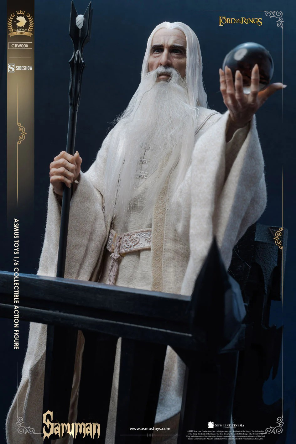 Preventa Figura Saruman - The Lord of the Rings Trilogy - Crown Series marca Asmus Toys CRW005 escala 1/6