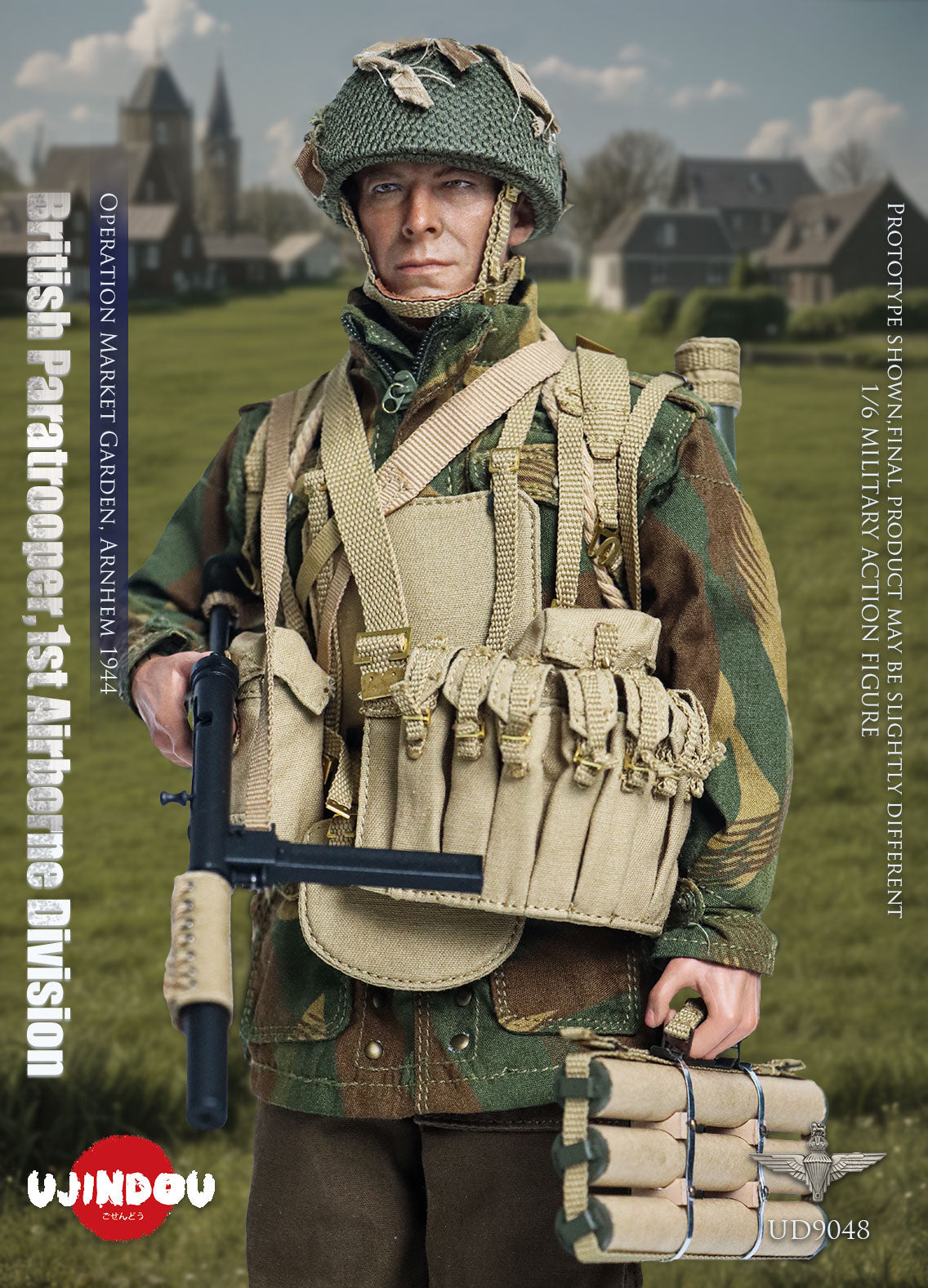 Pedido Figura British Paratrooper - 1st Airborne Division - Operation Market Garden - Arnhem 1944 marca Ujindou UD9048 escala 1/6