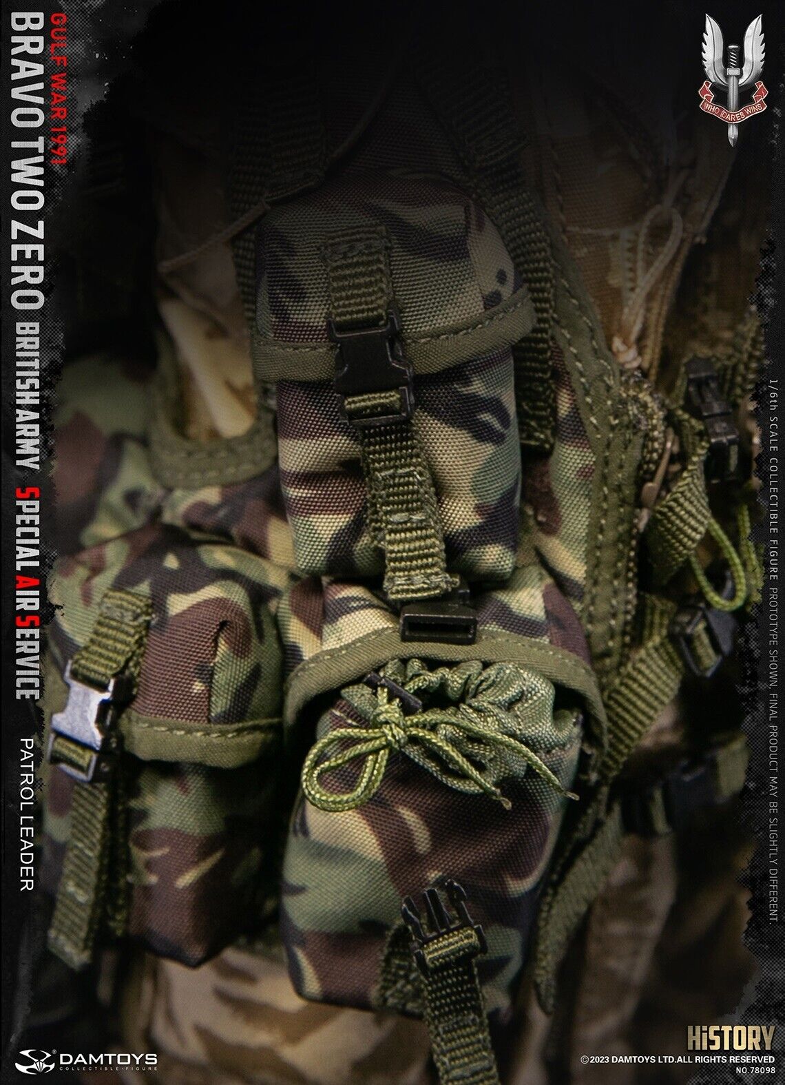 Pedido Figura Patrol Leader - British Army Special Air Service marca Damtoys 78098 escala 1/6