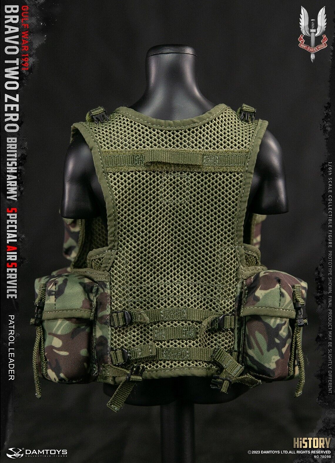 Pedido Figura Patrol Leader - British Army Special Air Service marca Damtoys 78098 escala 1/6