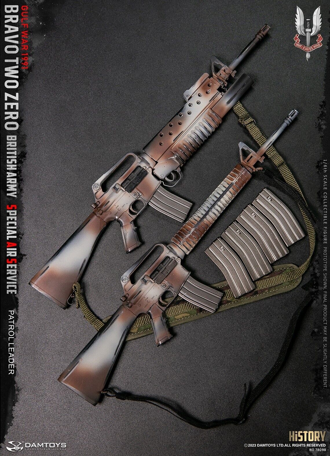 Pedido Figura Patrol Leader - British Army Special Air Service marca Damtoys 78098 escala 1/6