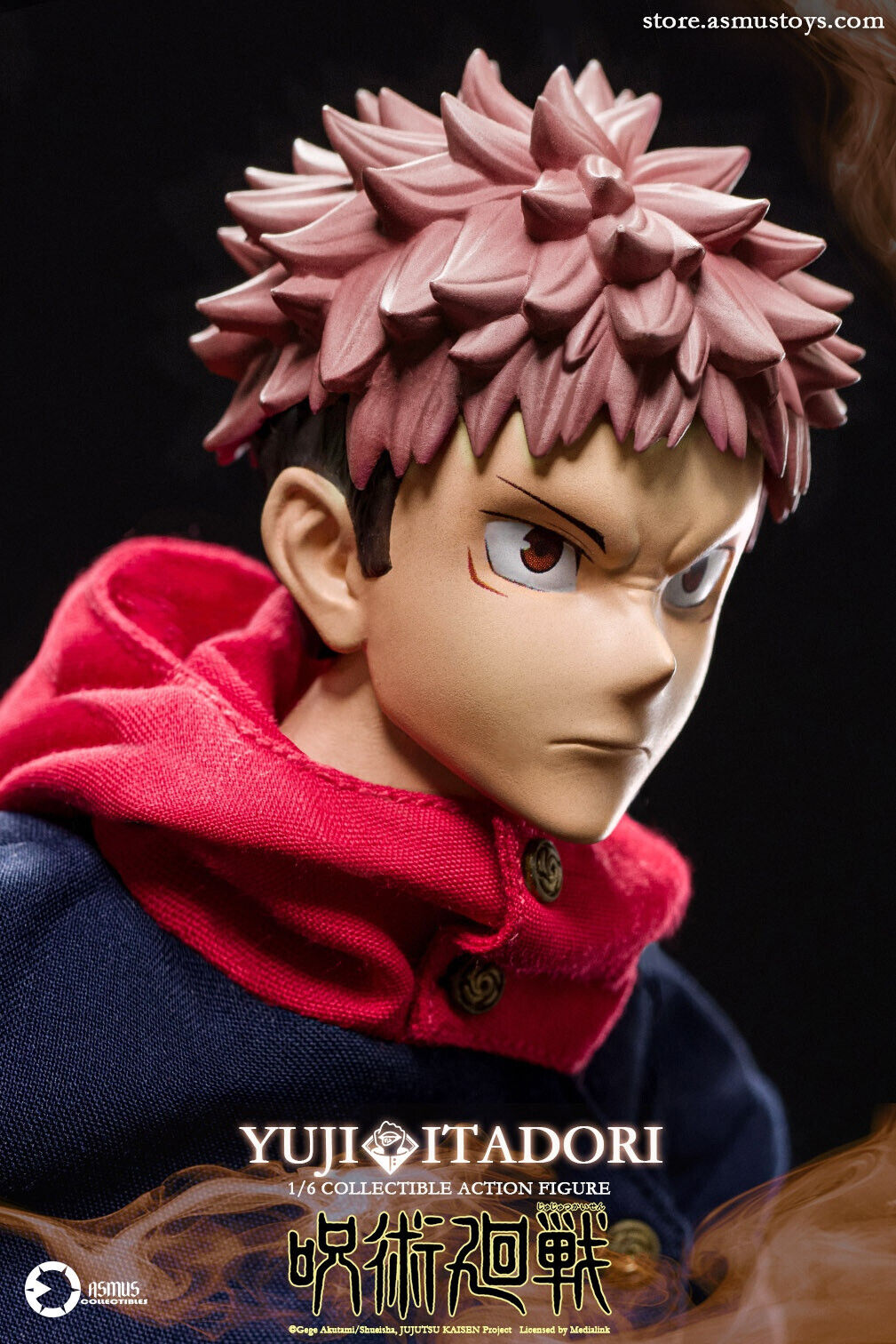 Preventa Figura Itadori Yuji - Jujutsu Kaisen marca Asmus JJKS02A escala 1/6 (relanzamiento)